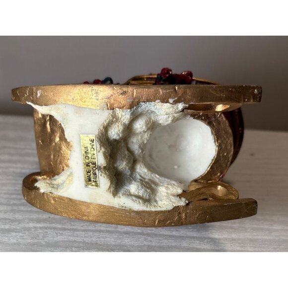 Kirkland Rocking Waterglobe Snow Globe 4x4" Santa in Sleigh Christmas Decor - Picture 11 of 11